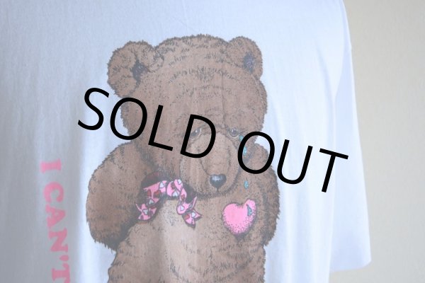 画像8: 1990s 寂しがり屋のクマちゃんTシャツ　 MADE IN USA　 表記XL  (8)