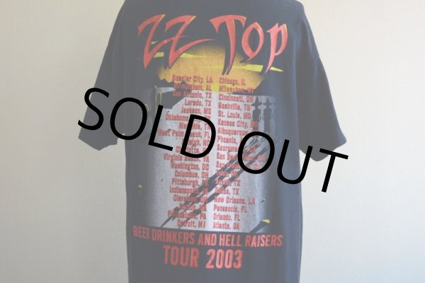 画像13: ’03 ZZ TOP BEER DRINKERS AND HELL RAISERS TOUR Tシャツ　 表記L  (13)