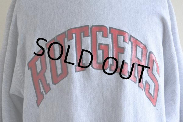 画像9: 1990s Champion リバースウィーブスウェット　 RUTGERS　 表記L  (9)