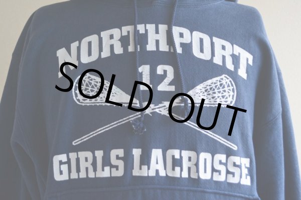 画像10: 2000s Champion リバースウィーブパーカー　 NORTHPORT GIRLS LACROSSE　 表記M  (10)