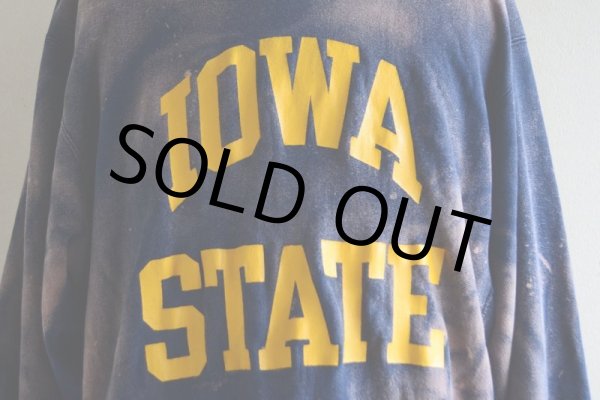 画像9: 1990s Champion リバースウィーブスウェット　 IOWA STATE / ブリーチ　 表記XL  (9)