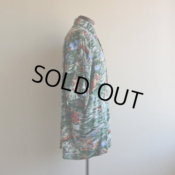 画像2: 1990s HANA BAY レーヨンアロハシャツ　 表記M  (2)