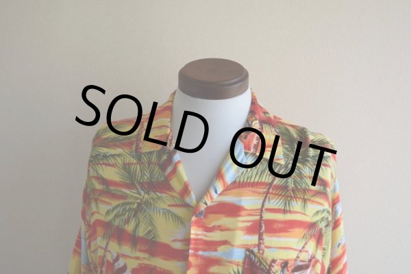 画像6: 1990s Pineapple Connection レーヨンアロハシャツ  表記S  (6)