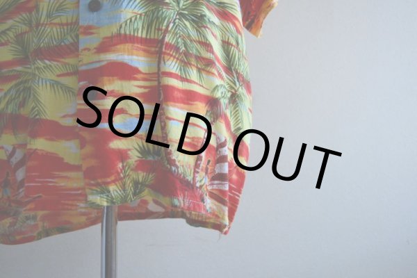 画像10: 1990s Pineapple Connection レーヨンアロハシャツ  表記S  (10)