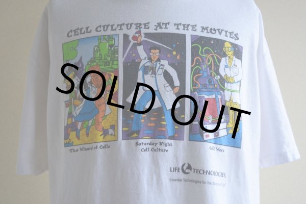 画像8: 1990-00s CELL CULTURE AT THE MOVIES パロディTシャツ　 表記L  (8)