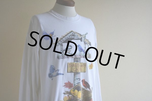 画像7: 2000s Bird Bounty CAFE L/S Tシャツ　 表記L  (7)