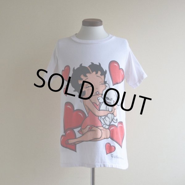 画像1: 1990s Betty Boop プリントTシャツ　 MADE IN USA　 表記S  (1)