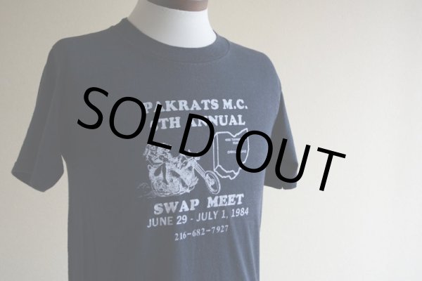 画像8: 1980s MOTORCYCLE プリントTシャツ　 表記L  (8)