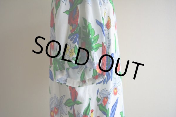 画像12: 1990s BASIX レーヨンアロハシャツ  表記M  (12)