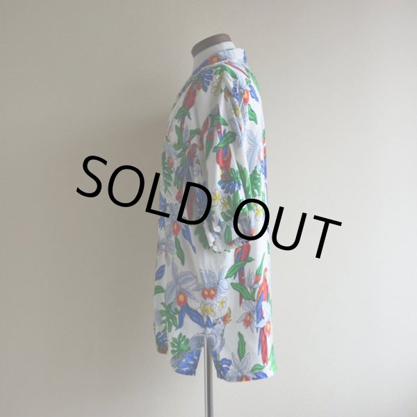 画像4: 1990s BASIX レーヨンアロハシャツ  表記M  (4)