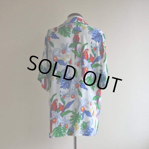 画像3: 1990s BASIX レーヨンアロハシャツ  表記M  (3)