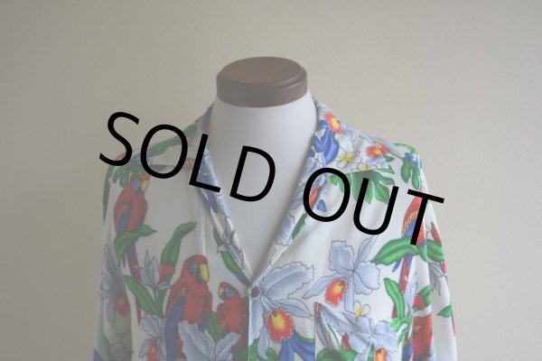 画像6: 1990s BASIX レーヨンアロハシャツ  表記M  (6)