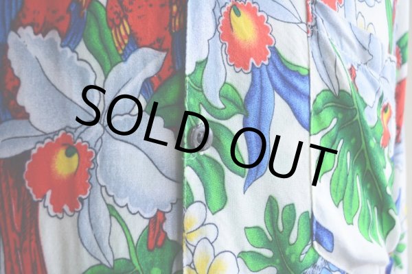 画像10: 1990s BASIX レーヨンアロハシャツ  表記M  (10)