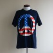 画像1: 1990s PEACE プリントTシャツ　 MADE IN USA　 表記L  (1)