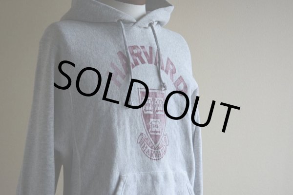 画像9: 1980‐90s Adirondack リバースウィーブパーカー /HARVARD UNIVERSITY　 MADE IN USA　 表記M  (9)