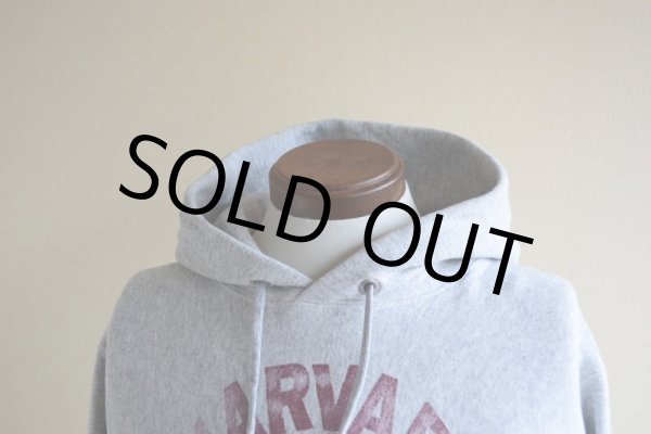 画像6: 1980‐90s Adirondack リバースウィーブパーカー /HARVARD UNIVERSITY　 MADE IN USA　 表記M  (6)