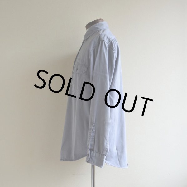 画像4: 1950s〜 PENNEY'S BIGMAC マチ付きワークシャツ  ARMY CLOTH  実寸L  (4)