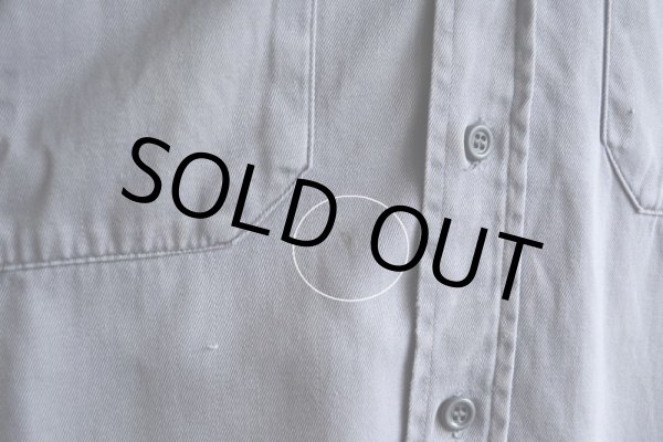 画像12: 1950s〜 PENNEY'S BIGMAC マチ付きワークシャツ  ARMY CLOTH  実寸L  (12)