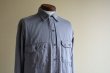 画像8: 1950s〜 PENNEY'S BIGMAC マチ付きワークシャツ　 ARMY CLOTH　 実寸L  (8)