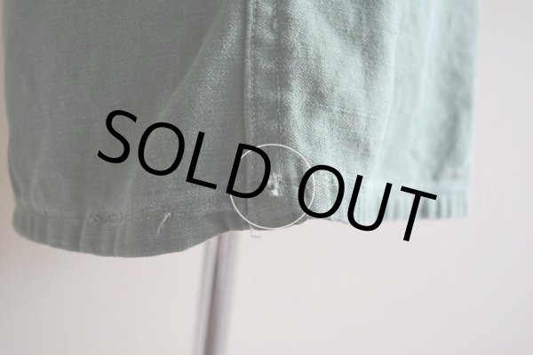 画像18: 1950s US.ARMY OG107 ユーティリティシャツ　 1st初期　 実寸M  (18)