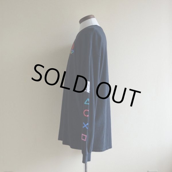 画像4: PlayStation ロゴプリント L/S Tシャツ  表記L  (4)