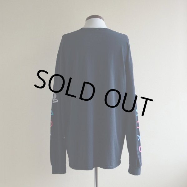 画像3: PlayStation ロゴプリント L/S Tシャツ  表記L  (3)