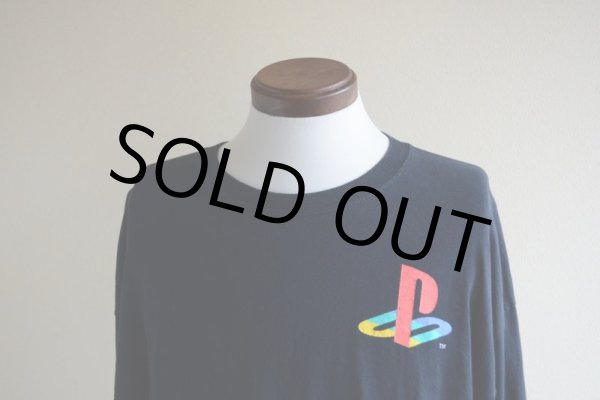 画像6: PlayStation ロゴプリント L/S Tシャツ  表記L  (6)