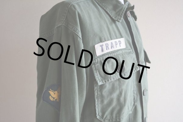 画像11: 1960s US.ARMY OG107 ユーティリティシャツ　 1st後期　 表記S  (11)