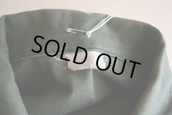 画像5: 1960s US.ARMY OG107 ユーティリティシャツ　 1st後期　 表記S  (5)