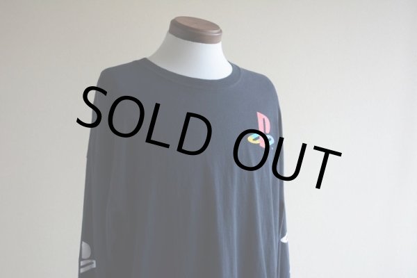 画像7: PlayStation ロゴプリント L/S Tシャツ  表記L  (7)