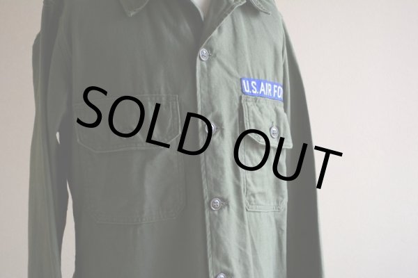 画像11: 1960s US.AIR FORCE OG107 ユーティリティシャツ  2nd  表記15 1/2  (11)