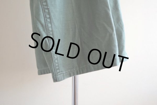 画像14: 1960s US.ARMY OG107 ユーティリティシャツ  1st後期  実寸M  (14)