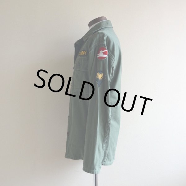 画像4: 1960s US.ARMY OG107 ユーティリティシャツ　 1st後期　 表記S  (4)