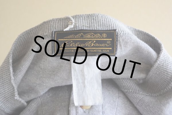 画像5: 1990s EddieBauer ヘンリーネック L/S Tシャツ　 実寸XL  (5)