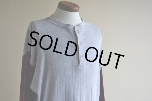 画像7: 1990s EddieBauer ヘンリーネック L/S Tシャツ　 実寸XL  (7)