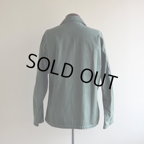 画像3: 1950s US.ARMY OG107 ユーティリティシャツ　 1st初期　 表記S  (3)