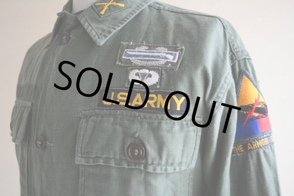 画像8: 1950s US.ARMY OG107 ユーティリティシャツ　 1st初期　 実寸M  (8)