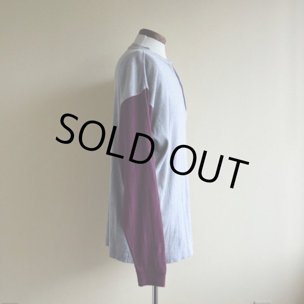 画像2: 1990s EddieBauer ヘンリーネック L/S Tシャツ　 実寸XL  (2)