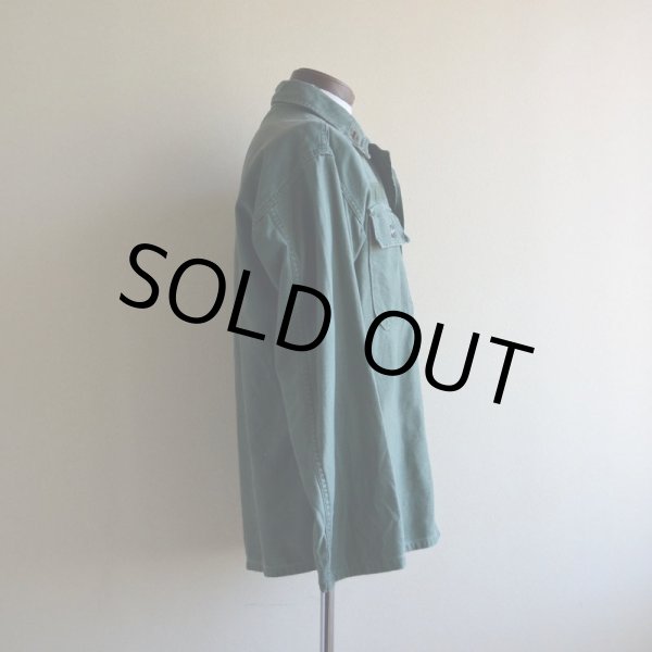 画像2: 1960s US.ARMY OG107 ユーティリティシャツ  1st後期  実寸M  (2)