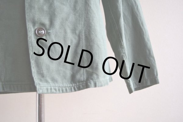 画像13: 1950s US.ARMY OG107 ユーティリティシャツ　 1st初期　 実寸M  (13)