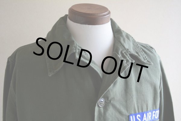 画像8: 1960s US.AIR FORCE OG107 ユーティリティシャツ  2nd  表記15 1/2  (8)