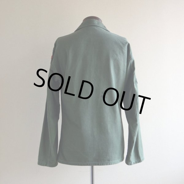 画像3: 1960s US.ARMY OG107 ユーティリティシャツ　 1st後期　 表記S  (3)