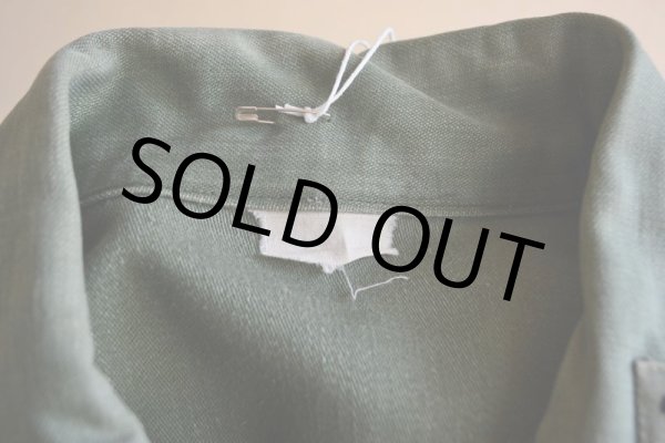 画像5: 1960s US.ARMY OG107 ユーティリティシャツ  1st後期  実寸M  (5)