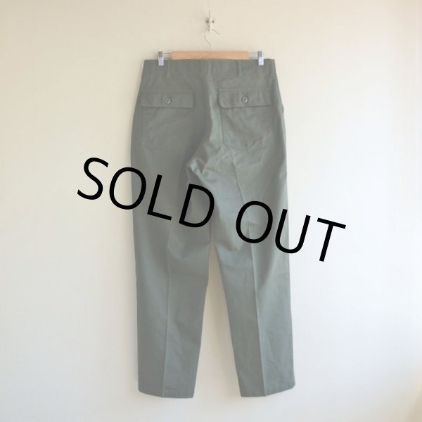 画像2: 1970s US.ARMY OG507 ベイカーパンツ　 実寸W34  (2)