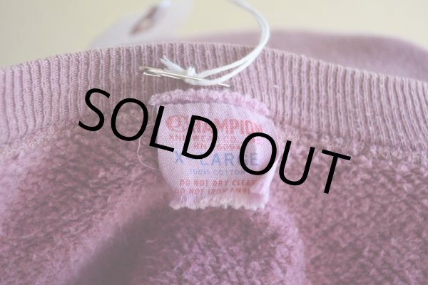 画像5: 1960s Champion AMERICAN LEGIONフロッキー半袖スウェット　 ランナーズタグ　 表記XL  (5)