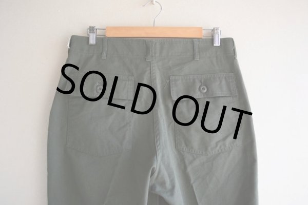 画像7: 1970s US.ARMY OG507 ベイカーパンツ　 実寸W34  (7)