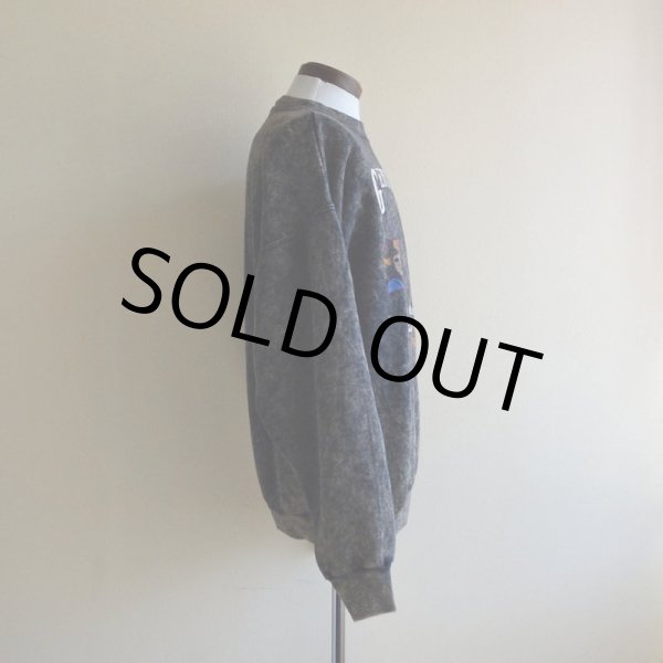 画像2: 1990s GENUINE WEST ケミカルスウェット　 表記L  (2)