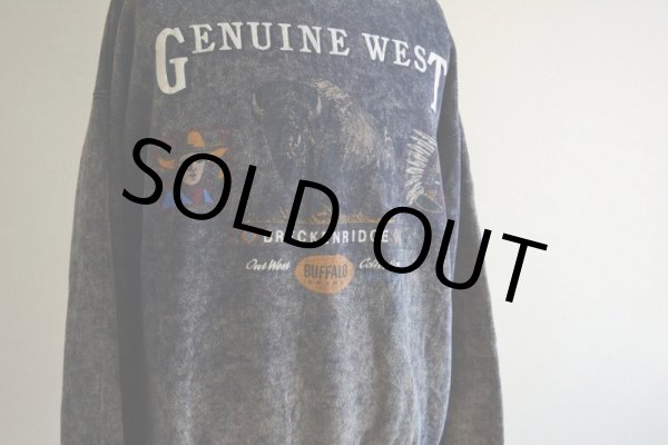 画像8: 1990s GENUINE WEST ケミカルスウェット　 表記L  (8)