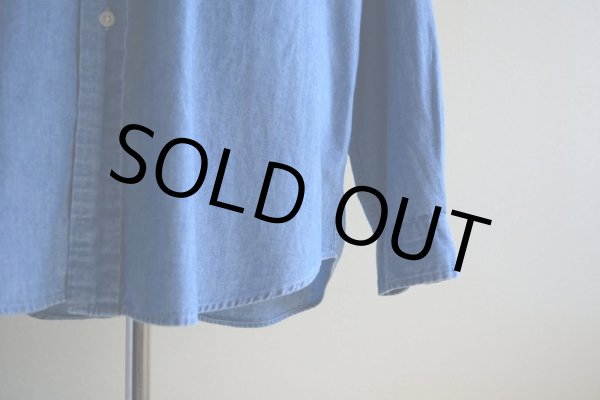 画像9: 1990s TOMMY JEANS シャンブレーシャツ　 表記L  (9)