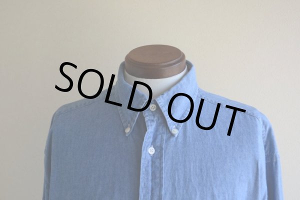 画像6: 1990s TOMMY JEANS シャンブレーシャツ　 表記L  (6)